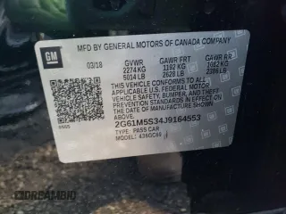 2018 Cadillac XTS Luxury with VIN 2G61M5S34J9164553, listed as a Copart auction lot 72289682 with 208,092 mi miles and Salvage Title. Bid and sale history available at carsss.com. Image 12.