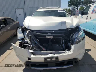 2023 Nissan Pathfinder Platinum with VIN 5N1DR3DH9PC271555, listed as a Copart auction lot 55028165 with 14,137 mi miles and Salvage title. Bid and sale history available at DreamBid. Image 5.
