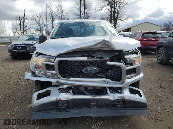 2018 Ford F-150 XL with VIN 1FTEX1EP8JFB61837, listed as a Copart auction lot 50494985 with 37,363 mi miles and Salvage Title. Bid and sale history available at carsss.com. Image 5.