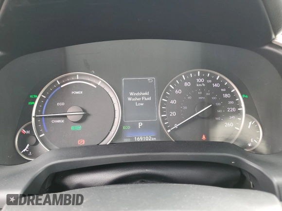 2018 Lexus RX 450h with VIN 2T2BGMCA7JC023729, listed as a Copart auction lot 57952585 with 169,102 mi miles and Clean title. Bid and sale history available at DreamBid. Image 9.