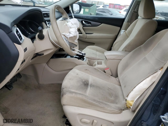 2015 Nissan Rogue SV with VIN KNMAT2MV7FP552110, listed as a Copart auction lot 49911775 with 114,359 mi miles and Salvage Title. Bid and sale history available at carsss.com. Image 7.