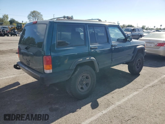 1997 Jeep Cherokee Sport with VIN 1J4FT68S4VL545385, listed as a Copart auction lot 49616325 with 239,798 mi miles and Salvage Title. Bid and sale history available at carsss.com. Image 3.