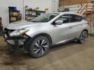 2017 Nissan Murano S with VIN 5N1AZ2MH1HN189435, listed as a Copart auction lot 52339945 with 81,706 mi miles and Salvage Title. Bid and sale history available at DreamBid. Image 1.