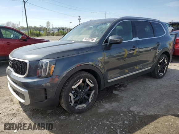 2024 Kia Telluride EX with VIN 5XYP3DGC5RG462803, listed as a Copart auction lot 54302705 with 23,599 mi miles and Salvage title. Bid and sale history available at DreamBid. Image 1.