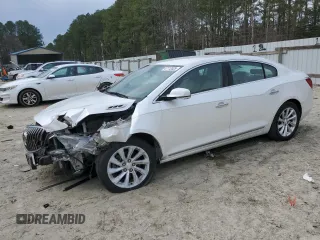 2016 Buick LaCrosse Leather with VIN 1G4GB5G32GF159160, listed as a Copart auction lot 47112025 with 52,214 mi miles and Salvage title. Bid and sale history available at DreamBid. Image 1.