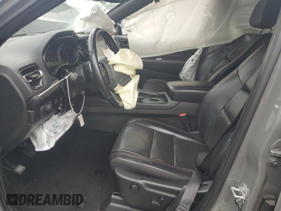 2021 Dodge Durango R/T with VIN 1C4SDJCT0MC759017, listed as a Copart auction lot 57956325 with 55,451 mi miles and Salvage title. Bid and sale history available at DreamBid. Image 7.