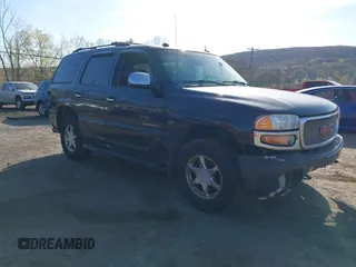 2005 GMC Yukon Denali z VIN 1GKEK63U55J254214, wystawiony jako IAAI lot #42103378 z przebiegiem 131 183 mil mil oraz . Historia ofert i sprzedaży dostępna na DreamBid. Obrazek 1.