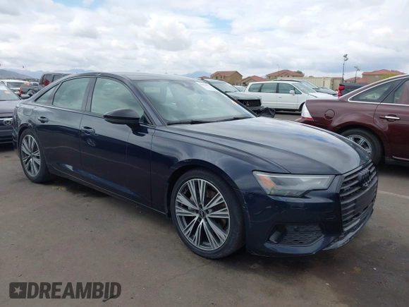 2021 Audi A6 Premium z VIN WAUD3AF20MN104078, wystawiony jako IAAI lot #42034978 z przebiegiem 57 530 mil mil oraz . Historia ofert i sprzedaży dostępna na DreamBid. Obrazek 1.