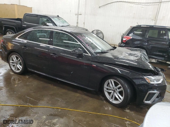2024 Audi A4 Sedan S line Premium with VIN WAUDAAF45RN000877, listed as a Copart auction lot 78707164 with NaN miles and Salvage Title. Bid and sale history available at carsss.com. Image 4.