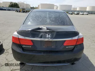 2014 Honda Accord Sedan Sport with VIN 1HGCR2F50EA185817, listed as a Copart auction lot 53385285 with 112,307 mi miles and Salvage Title. Bid and sale history available at carsss.com. Image 6.
