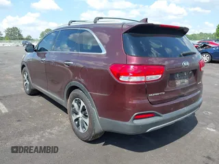 2017 Kia Sorento EX with VIN 5XYPH4A53HG287333, listed as a IAAI auction lot 42230196 with 253,625 mi miles and . Bid and sale history available at carsss.com. Image 3.