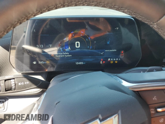 2025 Chevrolet Equinox FWD LT with VIN 3GNAXHEG2SL108007, listed as a Copart auction lot 50139305 with 12,465 mi miles and Non Repairable. Bid and sale history available at DreamBid. Image 9.
