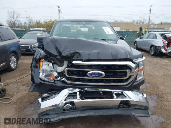 2022 Ford F-150 XL with VIN 1FTFW1E58NFB02945, listed as a IAAI auction lot 42013490 with 39,847 mi miles. Bid and sale history available at carsss.com. Image 12.