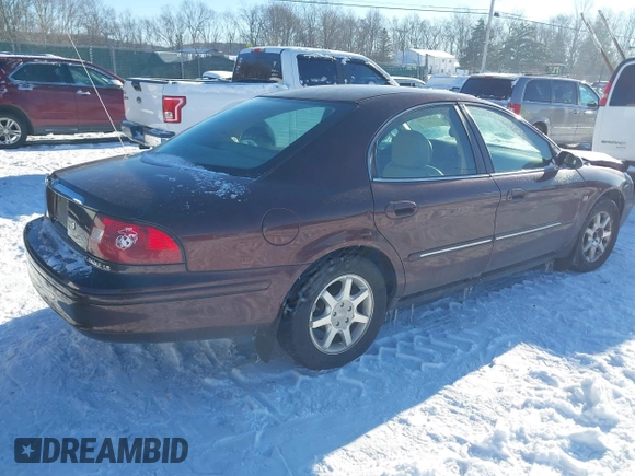 2000 Mercury Sable LS Premium with VIN 1MEFM55S3YA616365, listed as a IAAI auction lot 41341223 with 167,533 mi miles. Bid and sale history available at carsss.com. Image 4.