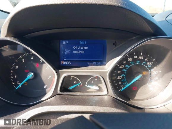 2013 Ford Escape SE with VIN 1FMCU0GX1DUA41932, listed as a IAAI auction lot 41896200 with 190,545 mi miles. Bid and sale history available at carsss.com. Image 7.