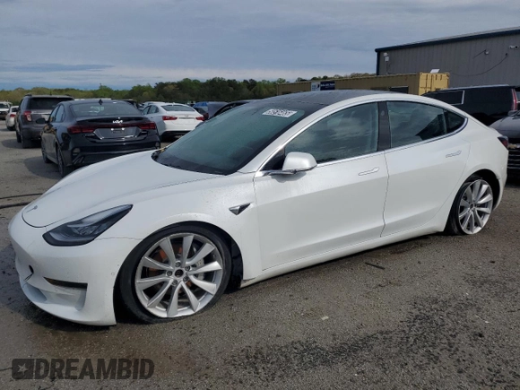 2019 Tesla Model 3 Long Range with VIN 5YJ3E1EB2KF429501, listed as a Copart auction lot 50516465 with 88,353 mi miles and Clean Title. Bid and sale history available at carsss.com. Image 1.