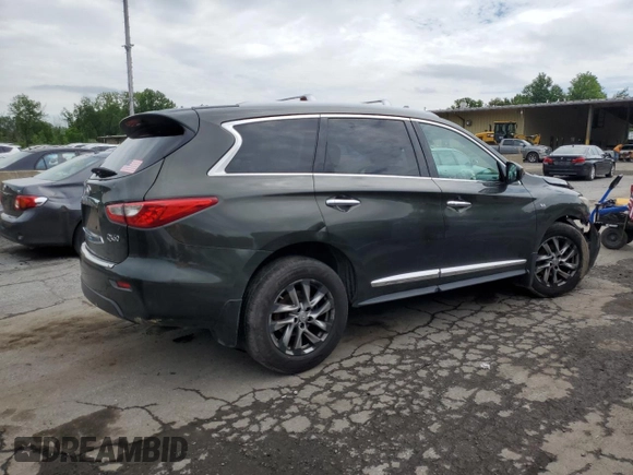 2014 Infiniti QX60 with VIN 5N1AL0MM4EC508532, listed as a Copart auction lot 61193775 with 184,783 mi miles and Salvage title. Bid and sale history available at DreamBid. Image 3.