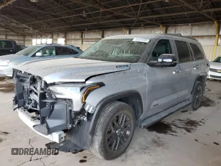 2024 Toyota Sequoia SR5 with VIN 7SVAAABA8RX037059, listed as a Copart auction lot 45525595 with 17,069 mi miles and Salvage Title. Bid and sale history available at carsss.com. Image 2.