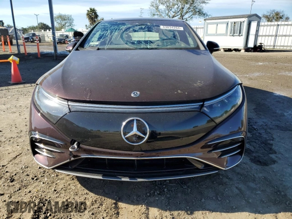 2023 Mercedes-Benz EQS with VIN W1KCG4EBXPA040770, listed as a Copart auction lot 43034264 with 0 mi miles. Bid and sale history available at carsss.com. Image 5.