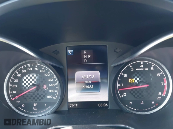 2018 Mercedes-Benz C 43 AMG with VIN 55SWF6EB8JU266034, listed as a IAAI auction lot 42403048 with 63,023 mi miles and . Bid and sale history available at DreamBid. Image 7.