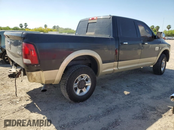 2011 Ram 2500 Laramie Longhorn z VIN 3D7UT2CLXBG604668, wystawiony jako Copart lot #52128635 z przebiegiem 479 971 mil mil oraz Szkoda całkowita • Salvage title. Historia ofert i sprzedaży dostępna na DreamBid. Obrazek 3.