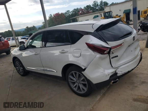 2022 Acura RDX Technology with VIN 5J8TC1H54NL007390, listed as a Copart auction lot 66625625 with 20,214 mi miles and Salvage title. Bid and sale history available at DreamBid. Image 2.