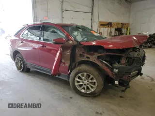 2019 Chevrolet Equinox LT z VIN 2GNAXUEV0K6125254, wystawiony jako Copart lot #54834765 z przebiegiem Nie podano mil oraz Szkoda całkowita • Salvage title. Historia ofert i sprzedaży dostępna na DreamBid. Obrazek 4.