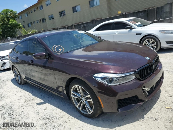 2019 BMW 6 Series 640i xDrive with VIN WBAJV6C56KBK08775, listed as a Copart auction lot 51290203 with 45,642 mi miles. Bid and sale history available at carsss.com. Image 4.
