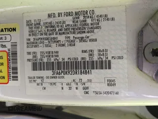 2013 Ford Fusion Titanium with VIN 3FA6P0K92DR184841, listed as a IAAI auction lot 42196408 with 250,718 mi miles and . Bid and sale history available at DreamBid. Image 9.