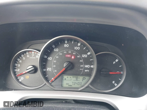2016 Toyota RAV4 LE with VIN JTMBFREV9GJ097512, listed as a IAAI auction lot 41840323 with 73,400 mi miles. Bid and sale history available at carsss.com. Image 7.