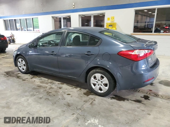 2016 Kia Forte LX with VIN KNAFK4A6XG5496451, listed as a Copart auction lot 51825655 with 200,440 mi miles and Clean Title. Bid and sale history available at carsss.com. Image 2.