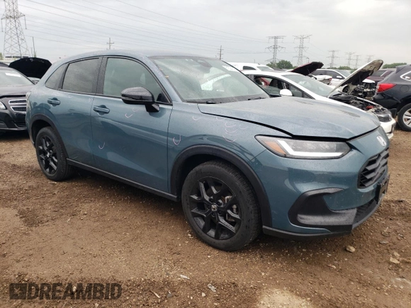 2024 Honda HR-V Sport с VIN 3CZRZ2H56RM761256, выставлен на аукционе Copart как лот 61524145 с пробегом 20 186 миль миль и Списание • Salvage title. История ставок и продаж доступна на DreamBid. Изображение 4.