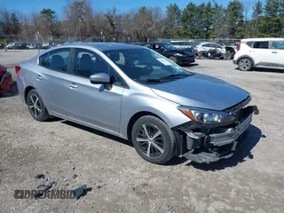 2019 Subaru Impreza Premium with VIN 4S3GKAC67K3605326, listed as a IAAI auction lot 41883752 with 52,891 mi miles. Bid and sale history available at carsss.com. Image 1.