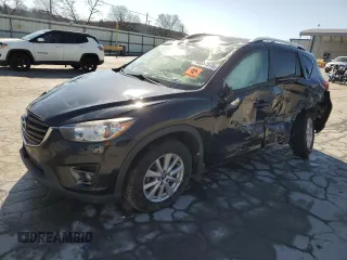 2016 Mazda CX-5 Touring with VIN JM3KE4CY7G0820001, listed as a Copart auction lot 48857975 with 102,356 mi miles and Salvage Title. Bid and sale history available at carsss.com. Image 1.