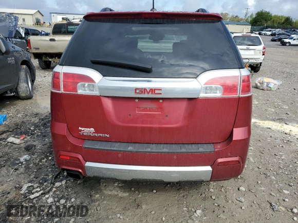 2015 GMC Terrain Denali with VIN 2GKALUEK6F6257729, listed as a Copart auction lot 52746975 with 63,028 mi miles and Salvage Title. Bid and sale history available at carsss.com. Image 6.