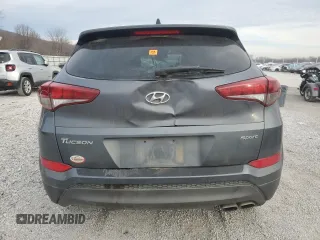 2018 Hyundai Tucson Sport with VIN KM8J33AL2JU767540, listed as a Copart auction lot 42723455 with 0 mi miles and Salvage Title. Bid and sale history available at carsss.com. Image 6.