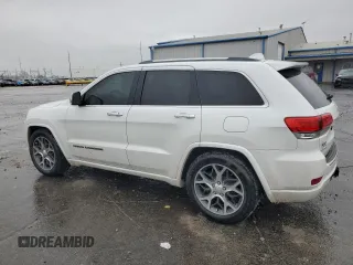 2019 Jeep Grand Cherokee Overland with VIN 1C4RJFCG8KC697077, listed as a Copart auction lot 43443485 with 85,242 mi miles and Salvage Title. Bid and sale history available at carsss.com. Image 2.