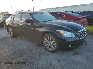 2012 Infiniti M with VIN JN1BY1AP8CM333484, listed as a Copart auction lot 74132404 with Not Provided miles and Non Repairable. Bid and sale history available at DreamBid. Image 4.
