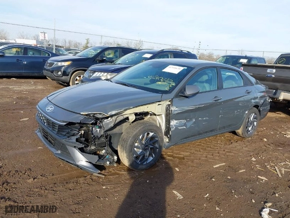 2024 Hyundai Elantra Essential with VIN KMHLM4DG3RU786815, listed as a IAAI auction lot 41310670 with 13,174 mi miles. Bid and sale history available at carsss.com. Image 6.