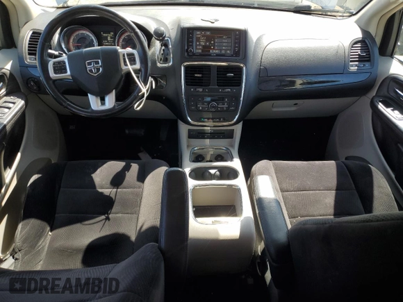 2013 Dodge Grand Caravan Crew with VIN 2C4RDGDG7DR795748, listed as a Copart auction lot 50329195 with 223,956 mi miles and Salvage Title. Bid and sale history available at DreamBid. Image 8.