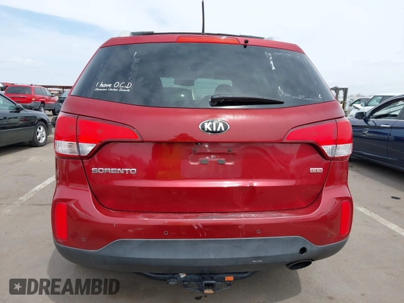 2015 Kia Sorento LX with VIN 5XYKT4A62FG618479, listed as a IAAI auction lot 41934079 with 107,747 mi miles. Bid and sale history available at carsss.com. Image 16.