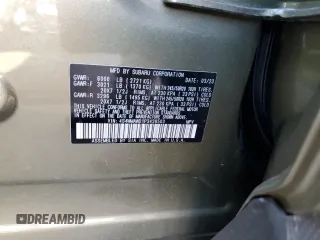 2023 Subaru Ascent Touring with VIN 4S4WMAWD1P3428503, listed as a Copart auction lot 48460355 with 37,092 mi miles and Salvage title. Bid and sale history available at DreamBid. Image 14.