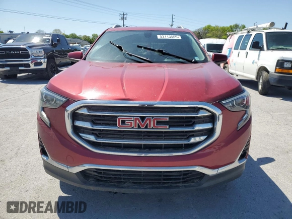 2019 GMC Terrain SLT with VIN 3GKALPEVXKL160325, listed as a Copart auction lot 53113565 with 94,315 mi miles and Salvage Title. Bid and sale history available at carsss.com. Image 5.