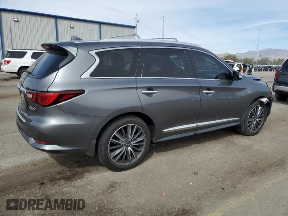 2019 Infiniti QX60 LUXE with VIN 5N1DL0MN8KC549442, listed as a Copart auction lot 49358395 with 65,283 mi miles and Salvage Title. Bid and sale history available at carsss.com. Image 3.