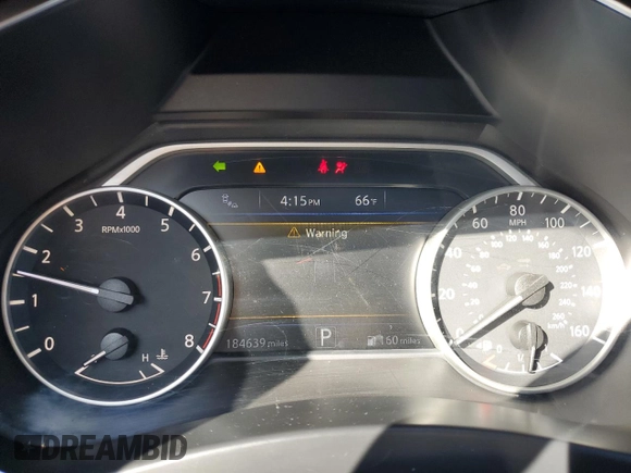 2015 Nissan Murano Platinum with VIN 5N1AZ2MH6FN211197, listed as a Copart auction lot 88900175 with 184,639 mi miles and Salvage Title. Bid and sale history available at DreamBid. Image 9.
