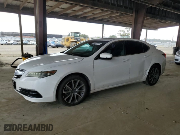 2015 Acura TLX Technology with VIN 19UUB3F56FA006082, listed as a Copart auction lot 59322845 with 127,577 mi miles and Salvage title. Bid and sale history available at DreamBid. Image 1.