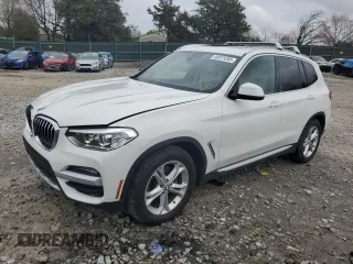 2020 BMW X3 sDrive30i with VIN 5UXTY3C06L9D47384, listed as a Copart auction lot 50873265 with 64,281 mi miles and Salvage Title. Bid and sale history available at carsss.com. Image 1.
