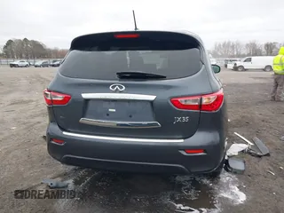 2013 Infiniti JX35 with VIN 5N1AL0MM8DC303486, listed as a IAAI auction lot 41516004 with 155,970 mi miles. Bid and sale history available at carsss.com. Image 16.