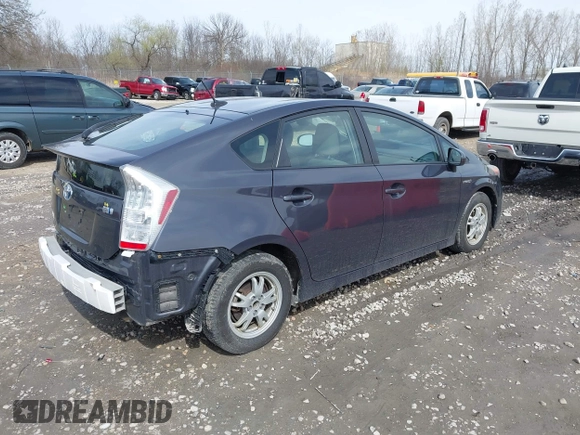 2011 Toyota Prius I with VIN JTDKN3DU7B1363966, listed as a IAAI auction lot 42148826 with 122,151 mi miles and . Bid and sale history available at DreamBid. Image 4.