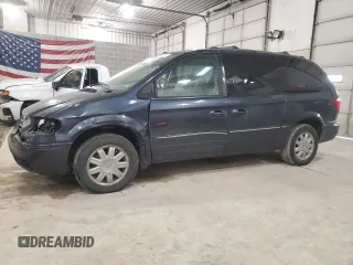 2007 Chrysler Town & Country LWB Limited with VIN 2A4GP64L77R160582, listed as a Copart auction lot 88070215 with 162,848 mi miles and Salvage Title. Bid and sale history available at carsss.com. Image 1.